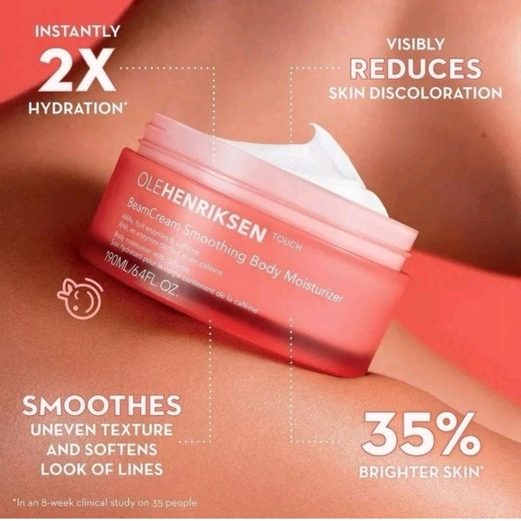 OLEHENRIKSEN Touch BeamCream Smoothing‎ Moisturizer AHA Caffeine 2 pack 6.4 OZ - Picture 5 of 5